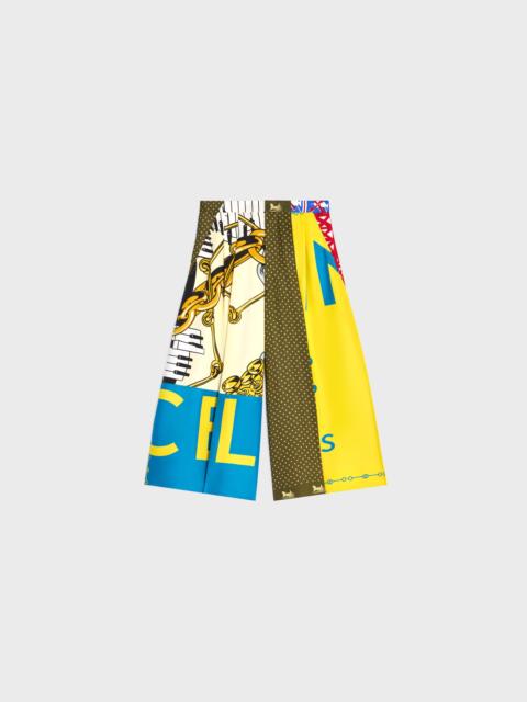 CELINE cropped trousers IN silk twill