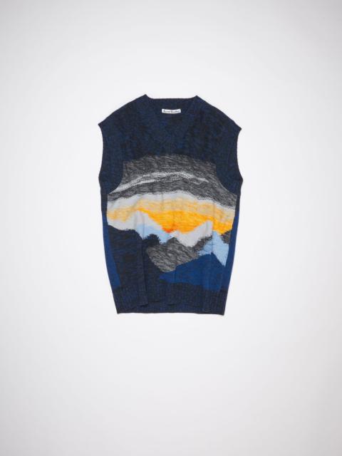 Acne Studios Wool sweater vest


 - Dark blue/multi