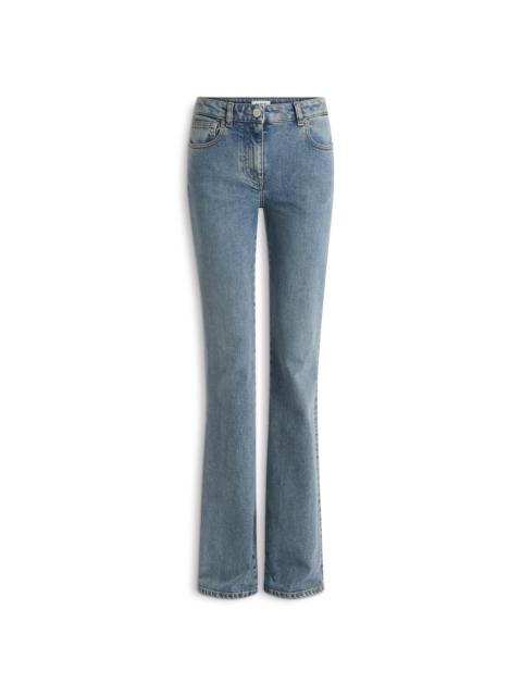 Balmain Bootcut faded denim jeans