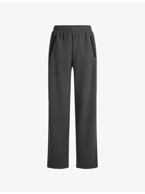 SKIMS Fleece Lounge Straight-Leg Woven Jogging Bottoms