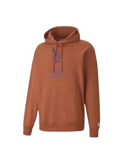 PUMA PUMA Downtown Graphic Hoodie 'Brown' 599303-26