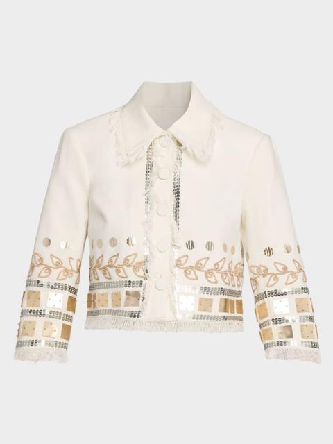 Cinq à Sept Nadia Embellished Jacket