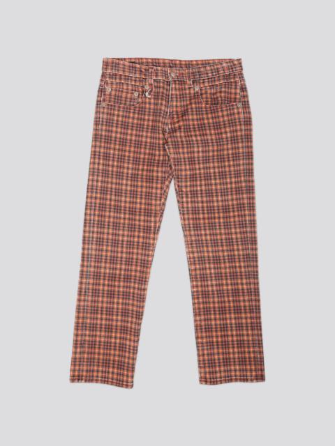 BOY STRAIGHT - PRINTED AUBURN PLAID - R13