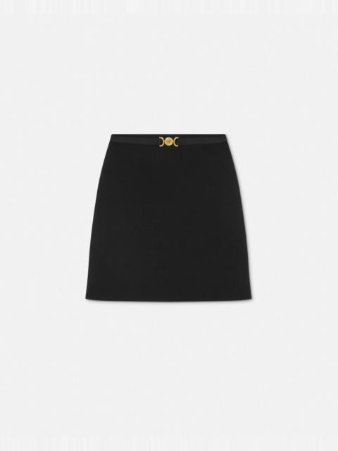 VERSACE Medusa '95 Wool-Blend A-line Skirt