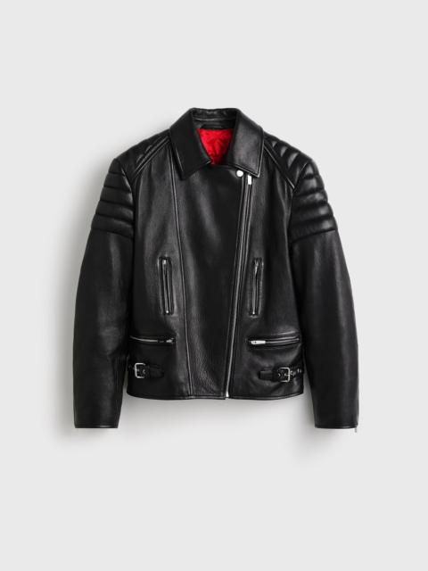 TOTEME Leather biker black