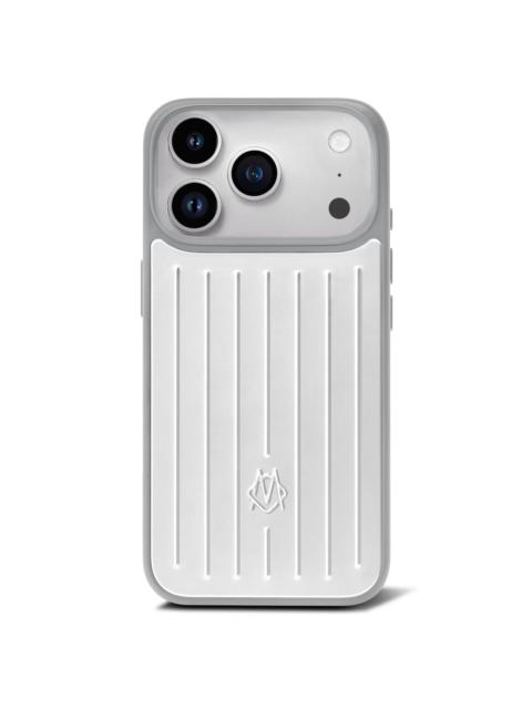RIMOWA iPhone Cases - Aluminum Silver Case for iPhone 18 Pro Max
