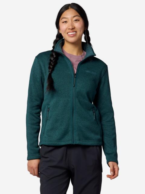 Marmot Women's Drop Line Sweater Fleece Full-Zip Jacket
