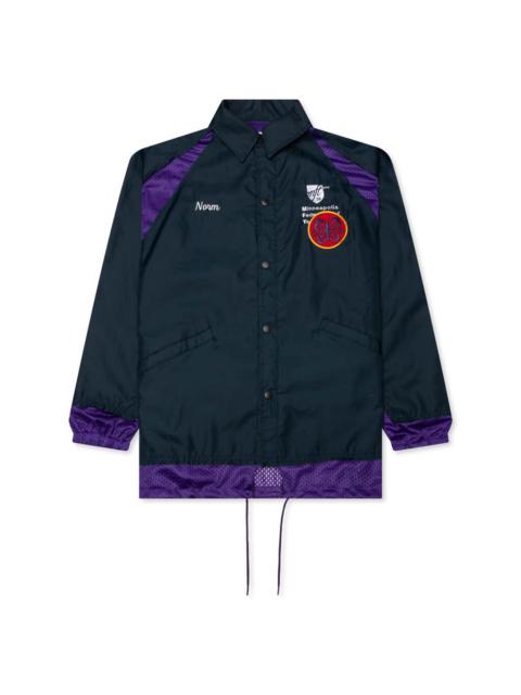 COACH JACKET COVERED JACKET - PURPLE