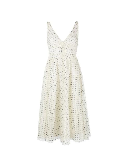 REDValentino polka dot flared dress