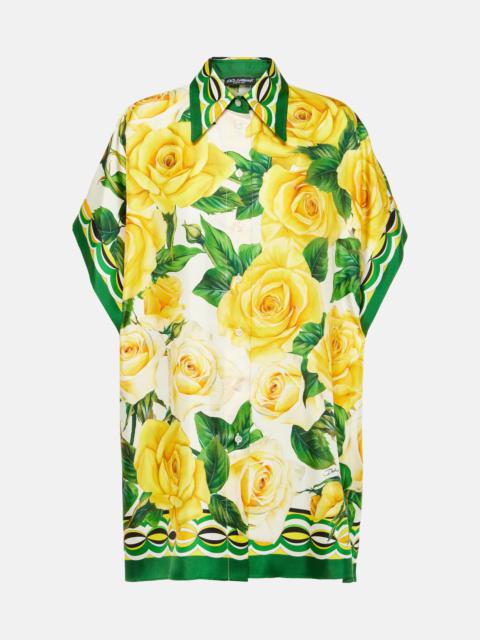 Dolce & Gabbana Floral silk blouse
