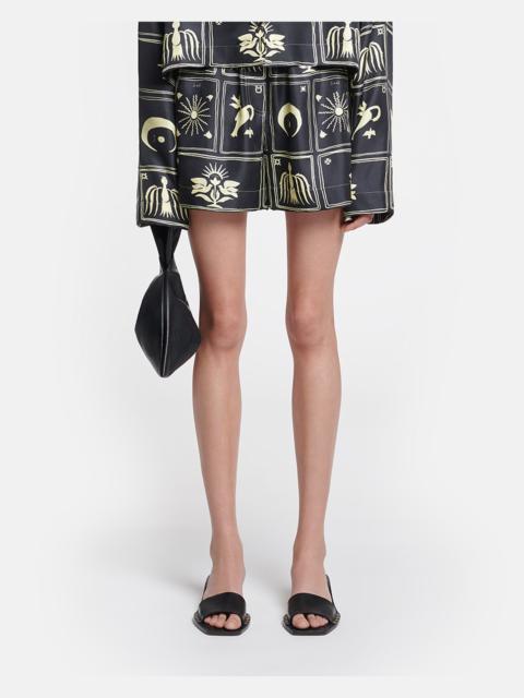 Nanushka Printed Silk-Twill Boxer Shorts