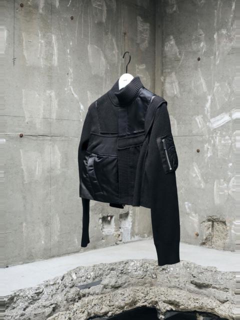 sacai Nylon Twill x Knit Blouson