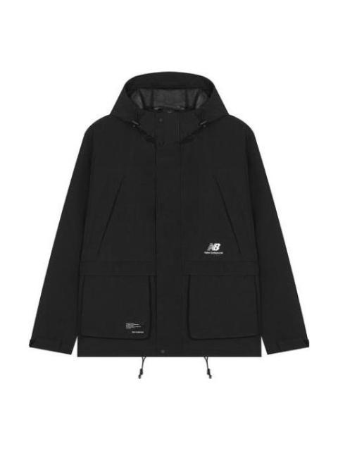 New Balance Woven Hooded Jacket 'Black' AMJ23320-BK