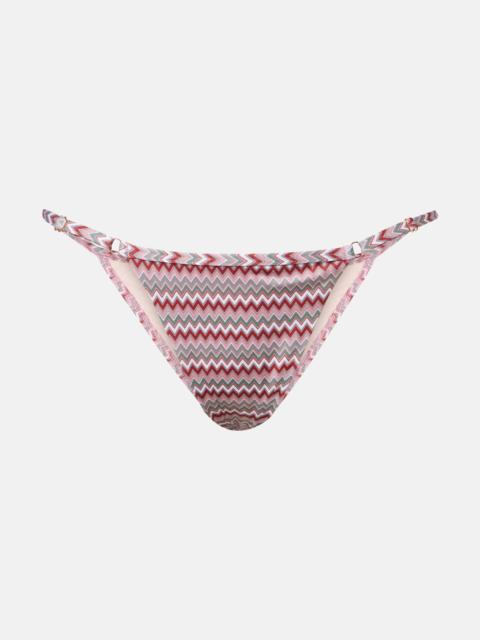 BANANHOT Emi-Lynn chevron bikini bottoms