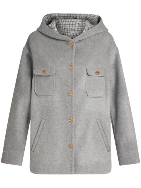Etro hooded cashmere jacket