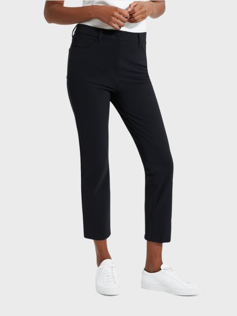 Theory Treeca Precision Ponte Five-Pocket Cropped Pants