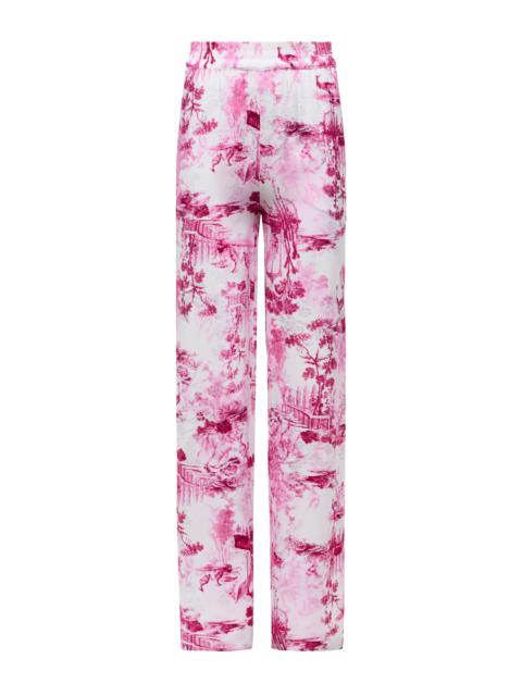 L'AGENCE Ivy Satin Wide-Leg Pant
