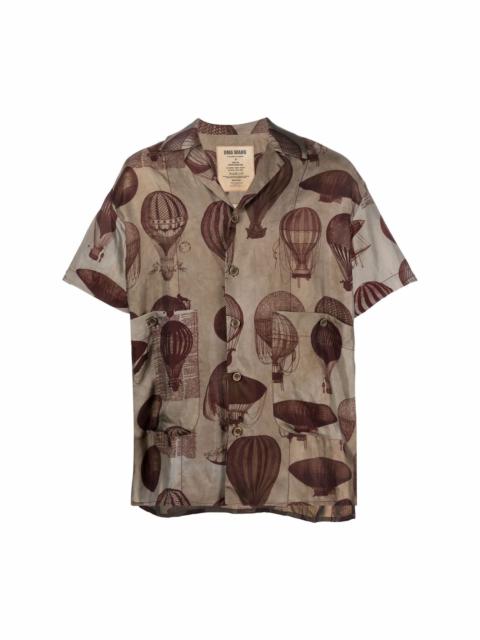 UMA WANG balloon-print shortsleeved shirt