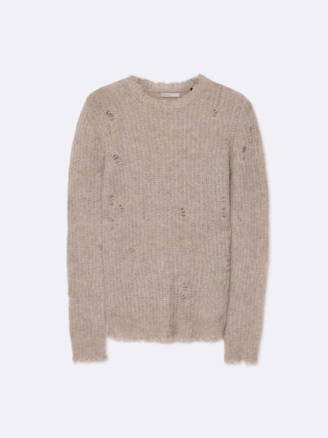 ALLSAINTS PARX DISTRESSED ALPACA-BLEND SWEATER