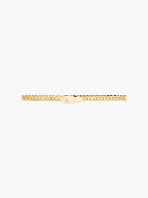 BRANDON MAXWELL The Celeste Watch Belt in Gold