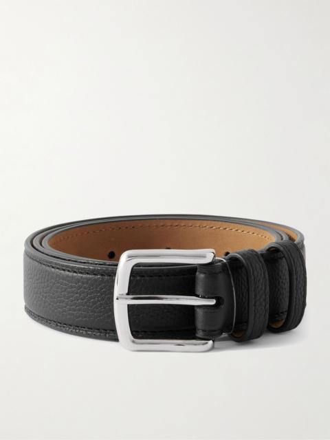 GEORGE CLEVERLEY 3cm Full-Grain Leather Belt Black