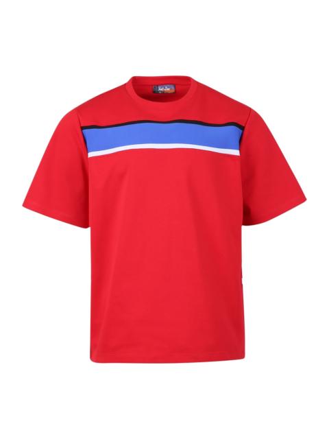 Just Don Striped T-shirt Red And Blue