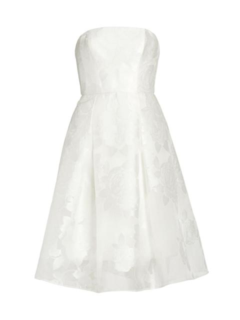 AMSALE Women's Rose Fil Coupe Fit-&-Flare Dress - Ivory