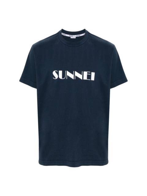 SUNNEI logo-print cotton T-shirt
