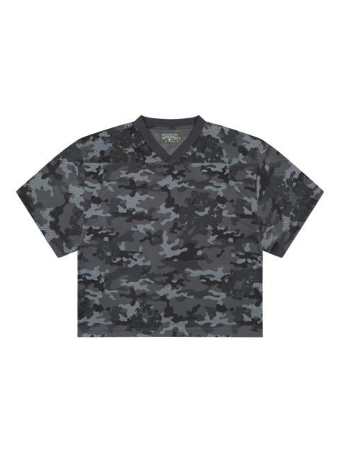 DENIM TEARS camouflage wreath mesh T-shirt