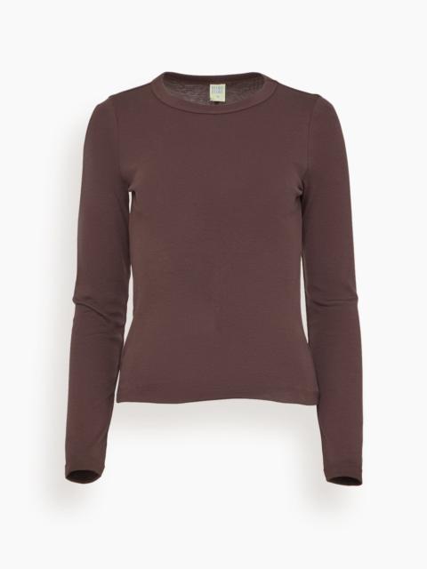 FLORE FLORE Max Tee in Choco Plum