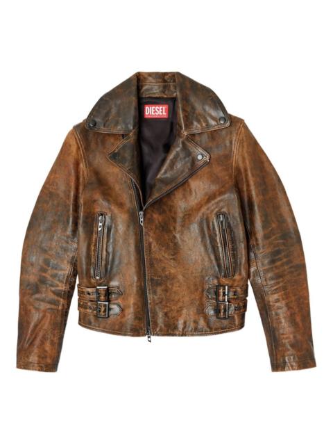 L-Eon leather jacket