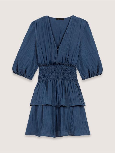 maje Short ruffled dress