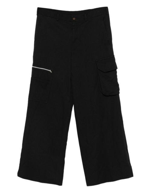 BLACK COMME des GARÇONS zip-pocket cargo pants