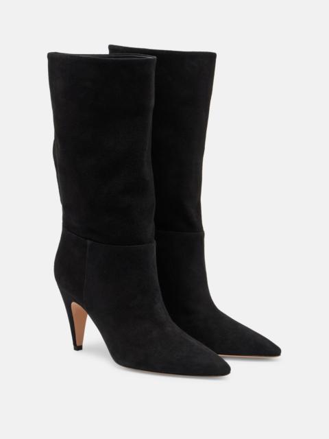 Gianvito Rossi Elise suede mid-calf boots