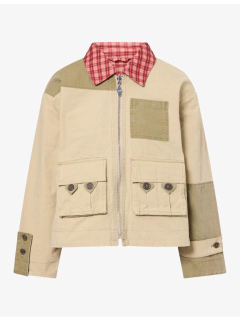 DAMSON MADDER. Marcelle Reversible Cotton Barn Jacket