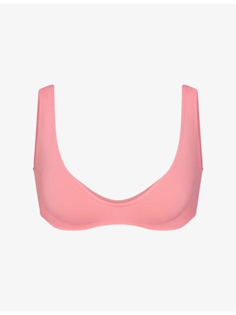 SKIMS Signature Swim Plunge Bikini Top