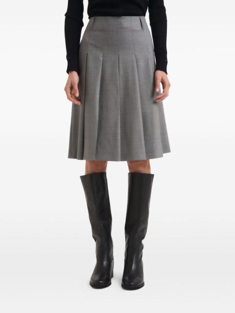 Max Mara pleated midi skirt