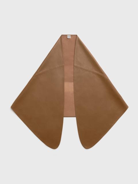 TOTEME Big leather scarf copper