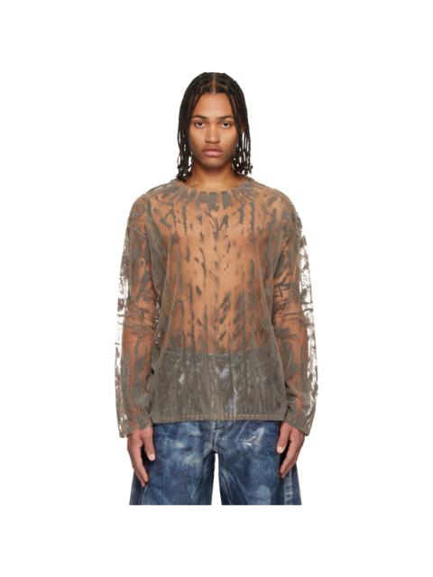 Diesel Gray T-Taras T-shirt