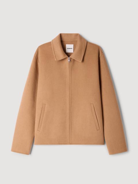 Sandro DOUBLE-FACED WOOL JACKET