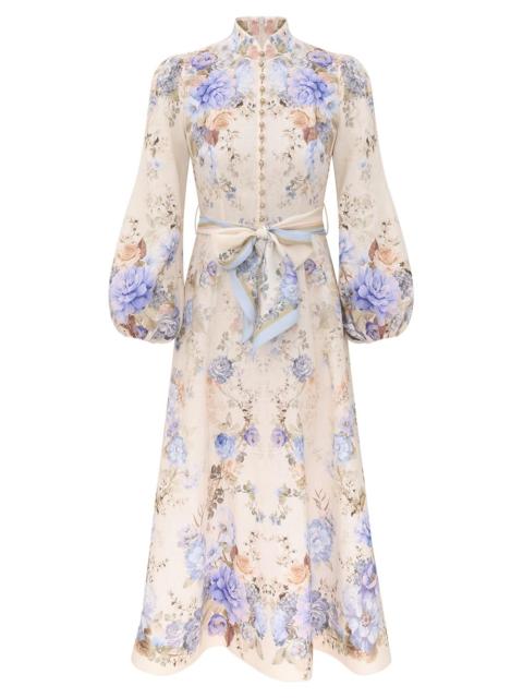 Zimmermann CLASH BUTTON MIDI DRESS