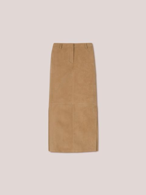 Nanushka KACIA - Midi pencil skirt - Sand/brown