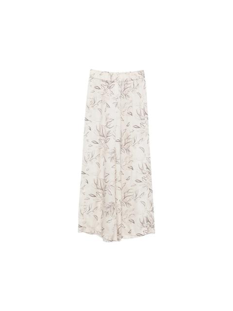 PESERICO FLORAL PRINT TROUSERS
