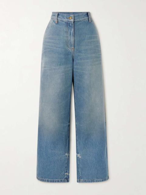 Palm Angels Distressed high-rise boyfriend jeans