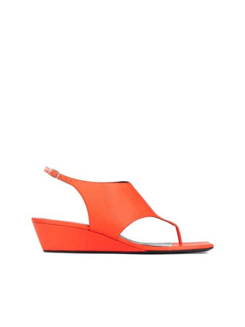 Pierre Hardy 35mm leather slingback sandals
