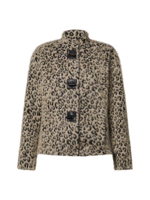 Louis Vuitton Leopard Knit Jacket