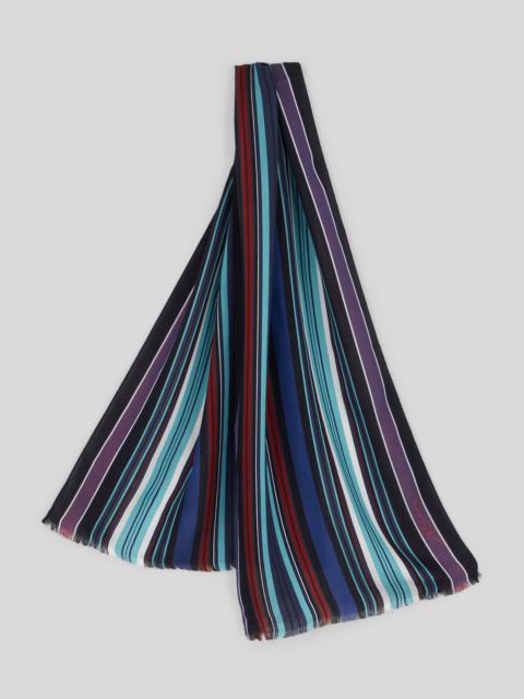 Etro STRIPED JACQUARD SCARF