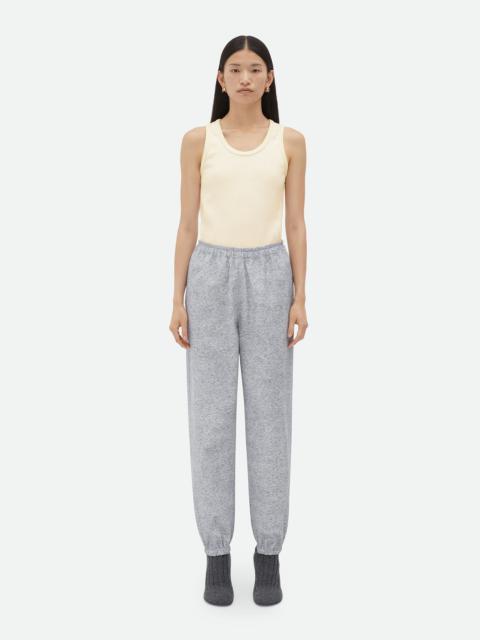 Bottega Veneta Printed Leather Jersey Jogger Trousers