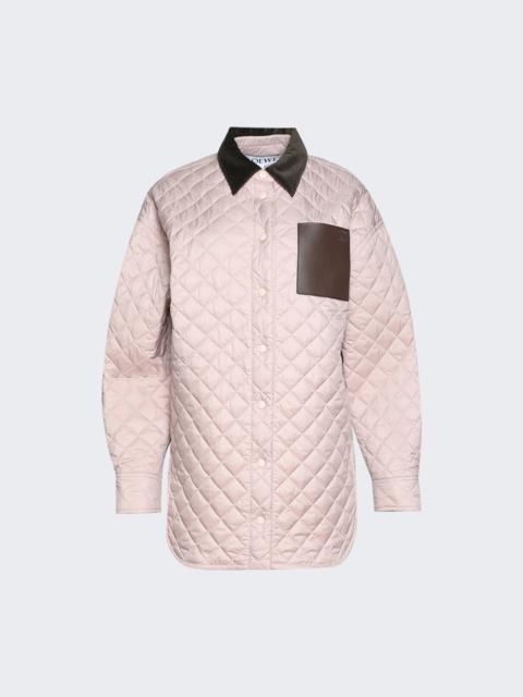 Loewe Quilted Overshirt Light Pink