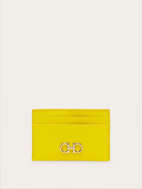 FERRAGAMO Gancini credit card holder